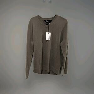 NWT The Commons 100% Cashmere Fletcher Crewneck Sweater Green Men’s Size Large